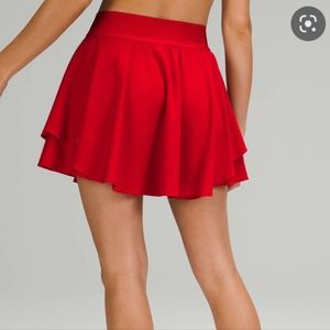 Lululemon Court Rival HR Skirt *Long - Dark Red 4 NWT